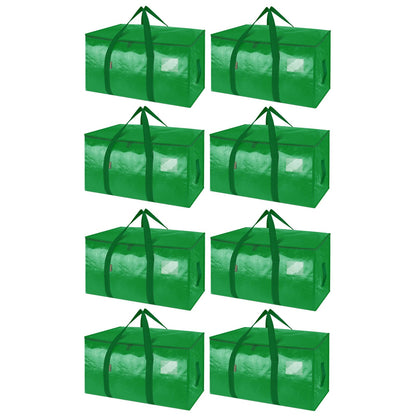 Clear Oversized Storage Bags with Reinforced Handles for Moving