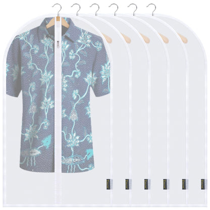 Translucent Garment Bags for Closet Clothes Storage