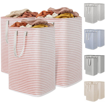 Collapsible Laundry Hamper, Waterproof Clothes Storage Basket