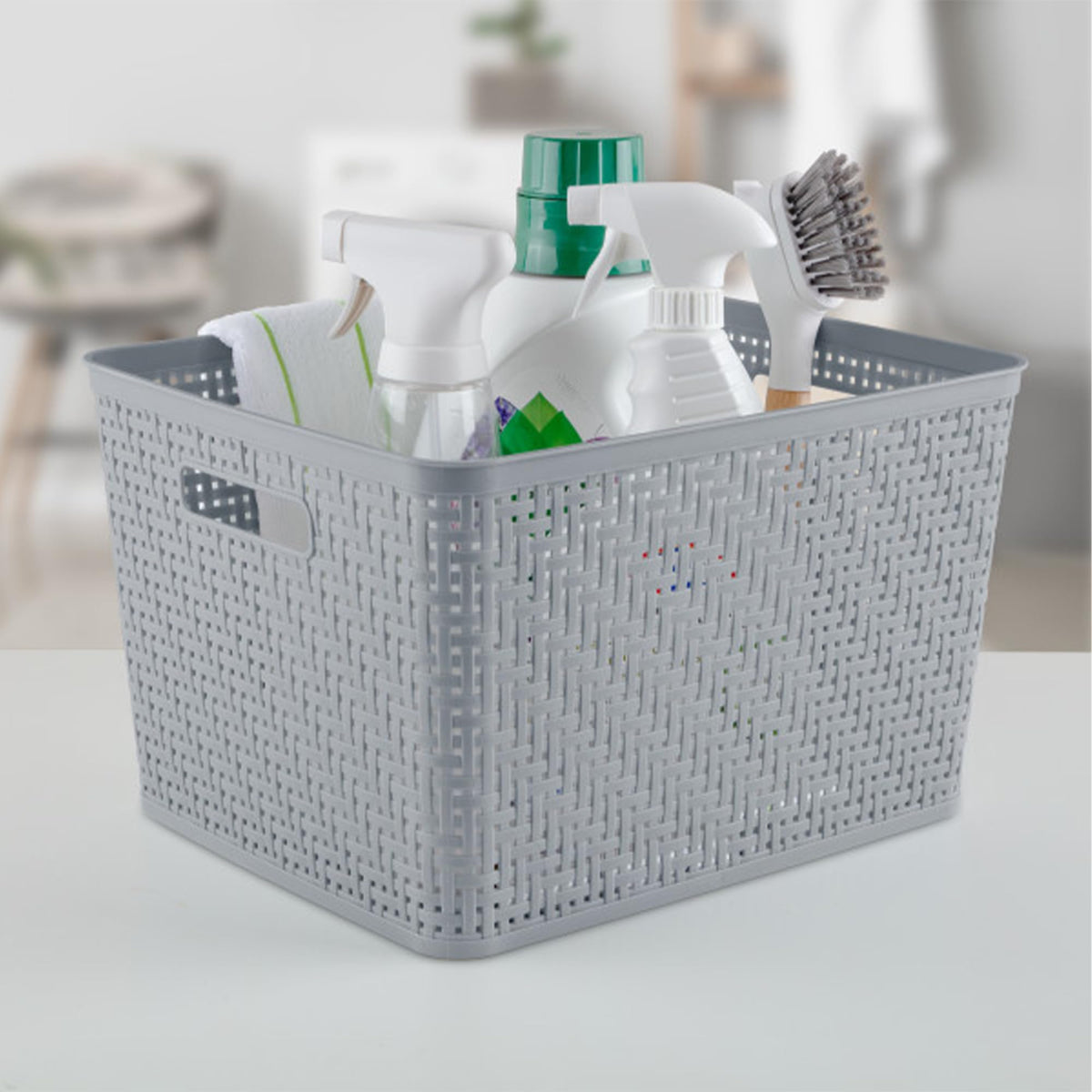Plastic Storage Baskets, Home Organization Bins