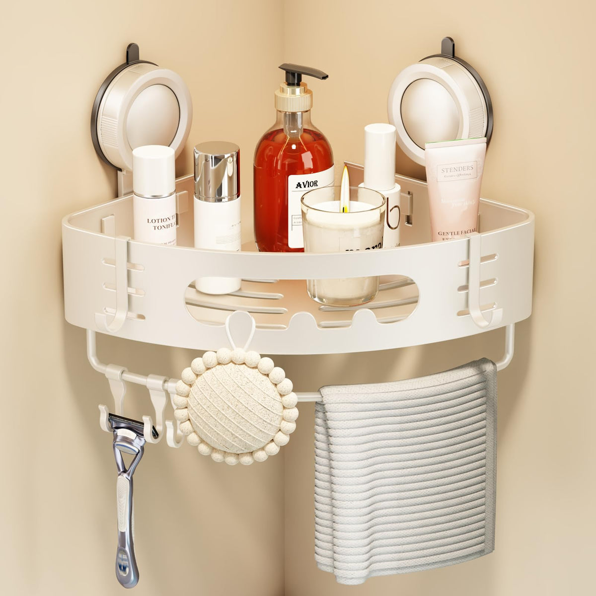 Voldra Shower Caddy Suction Cup