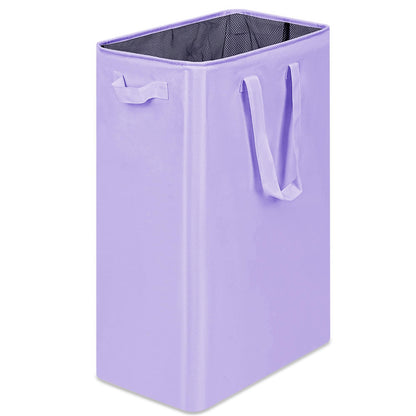 Slim Laundry Hamper, Space Saving Clothes Storage Basket