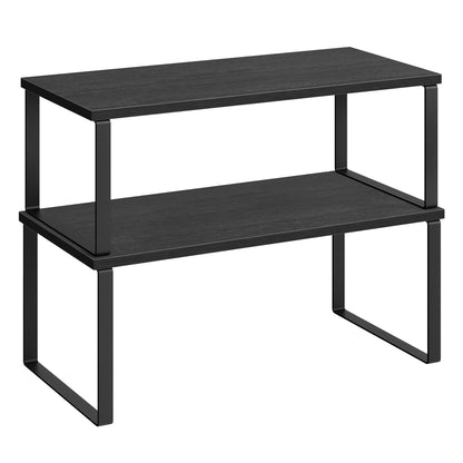 Cabinet Organizer Shelf Set, Expandable Kitchen Storage Rack