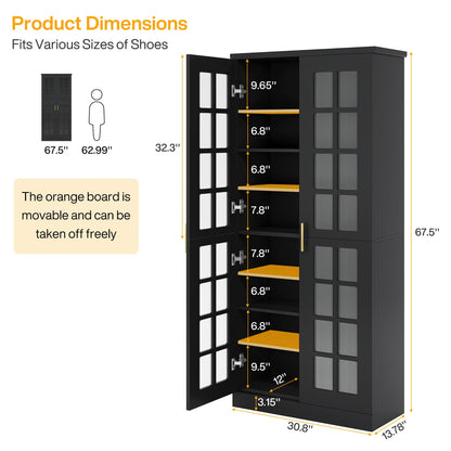 Tribesigns Tall Shoe Cabinet