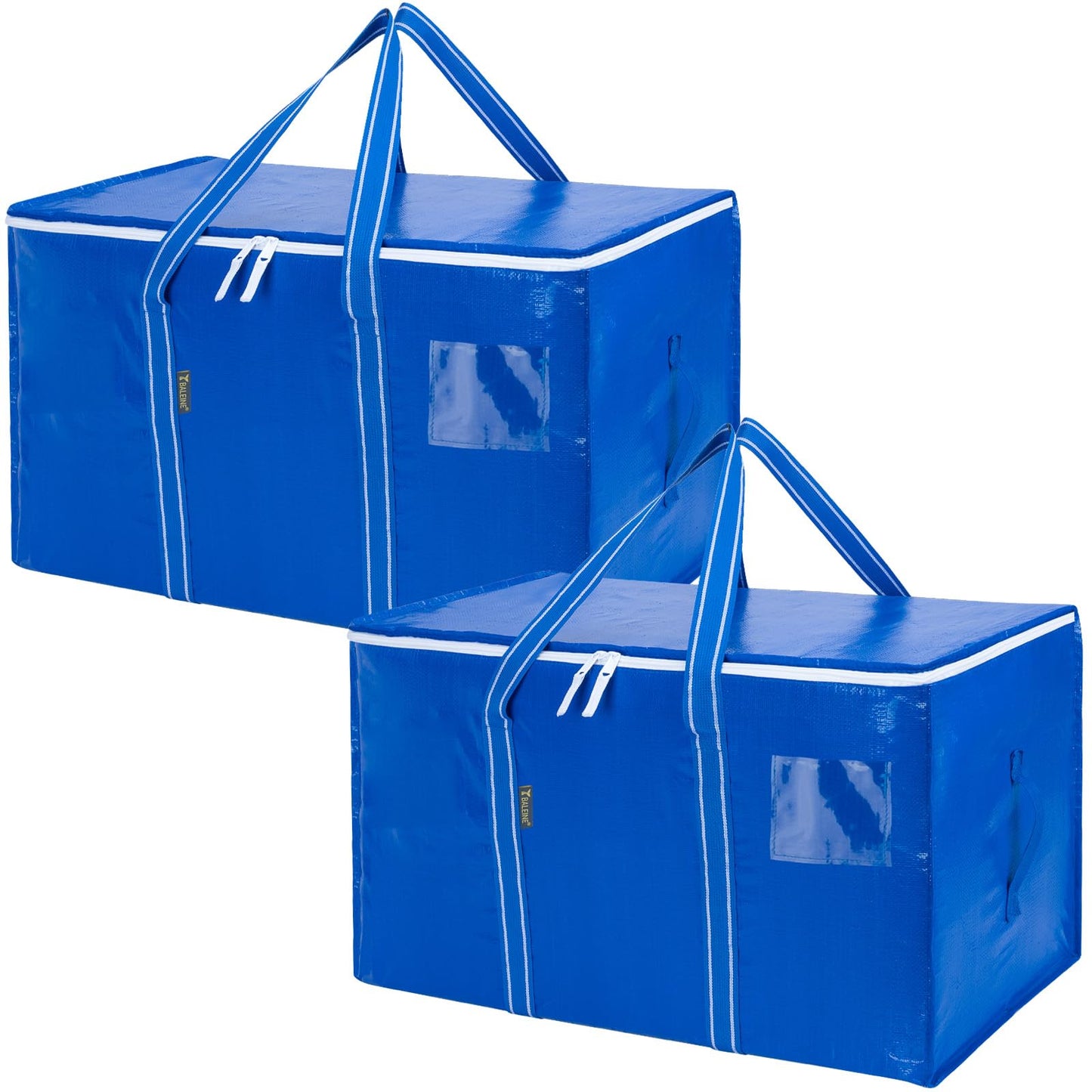 Clear Oversized Storage Bags with Reinforced Handles for Moving