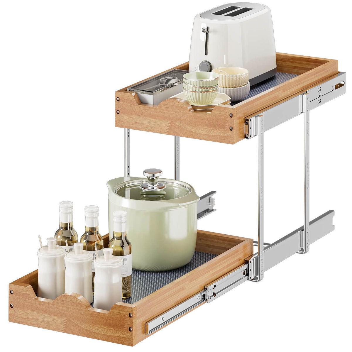 Pull Out Cabinet Organizer, Sliding Storage Drawers