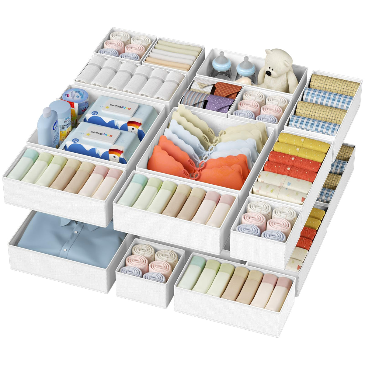 Drawer Organizers, Modular Storage Dividers
