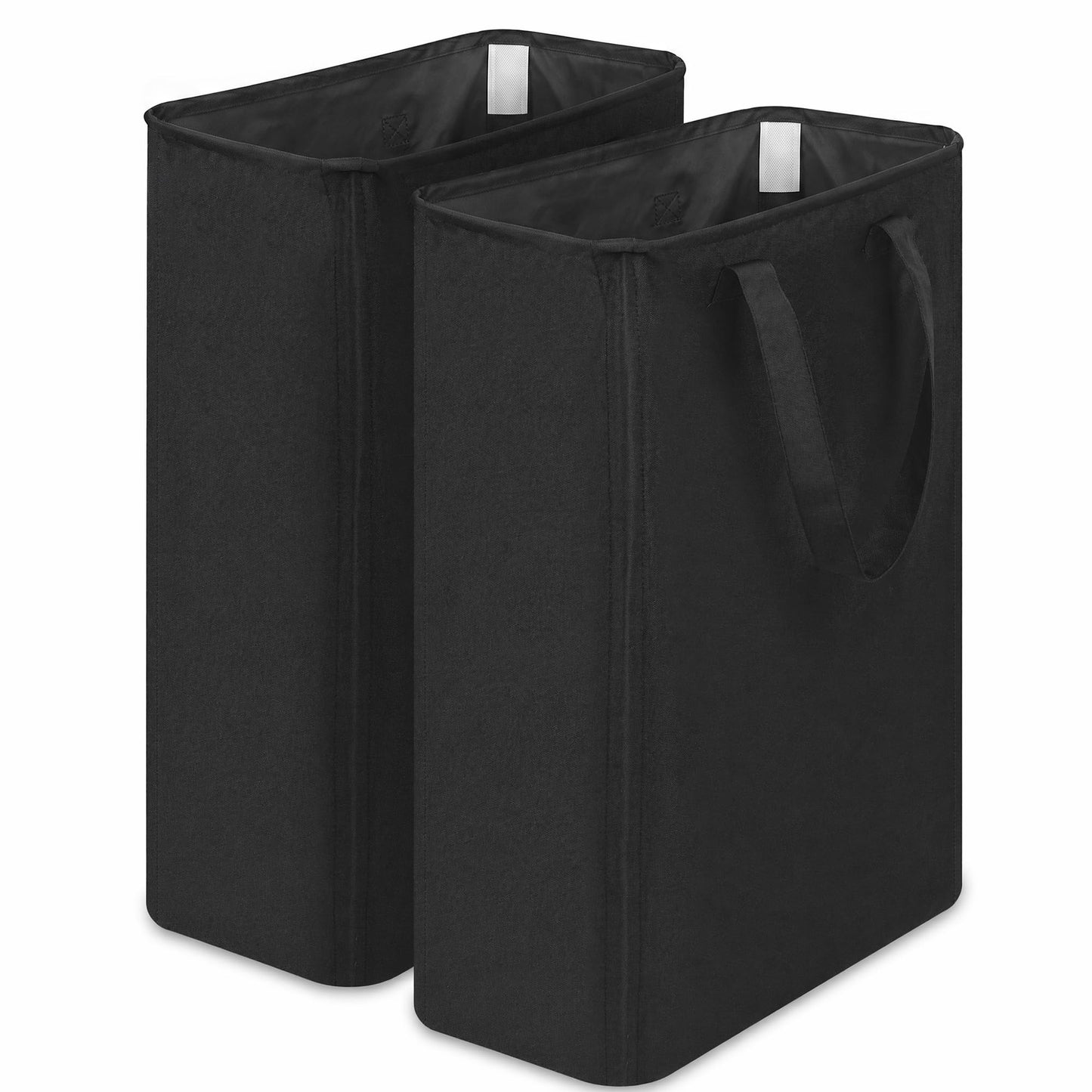 Slim Laundry Hamper, Space Saving Clothes Storage Basket
