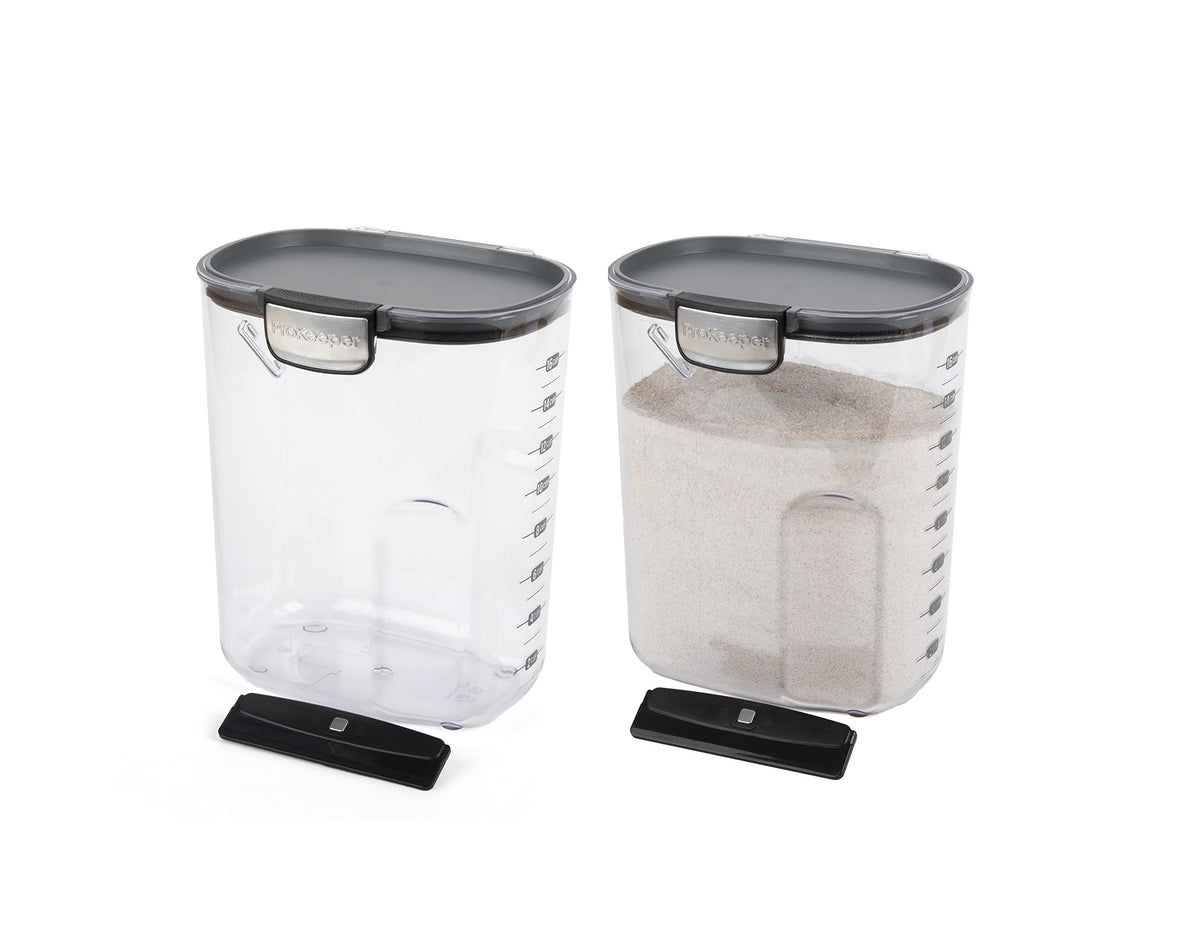 Airtight Food Storage Container Set, Clear Kitchen Canisters