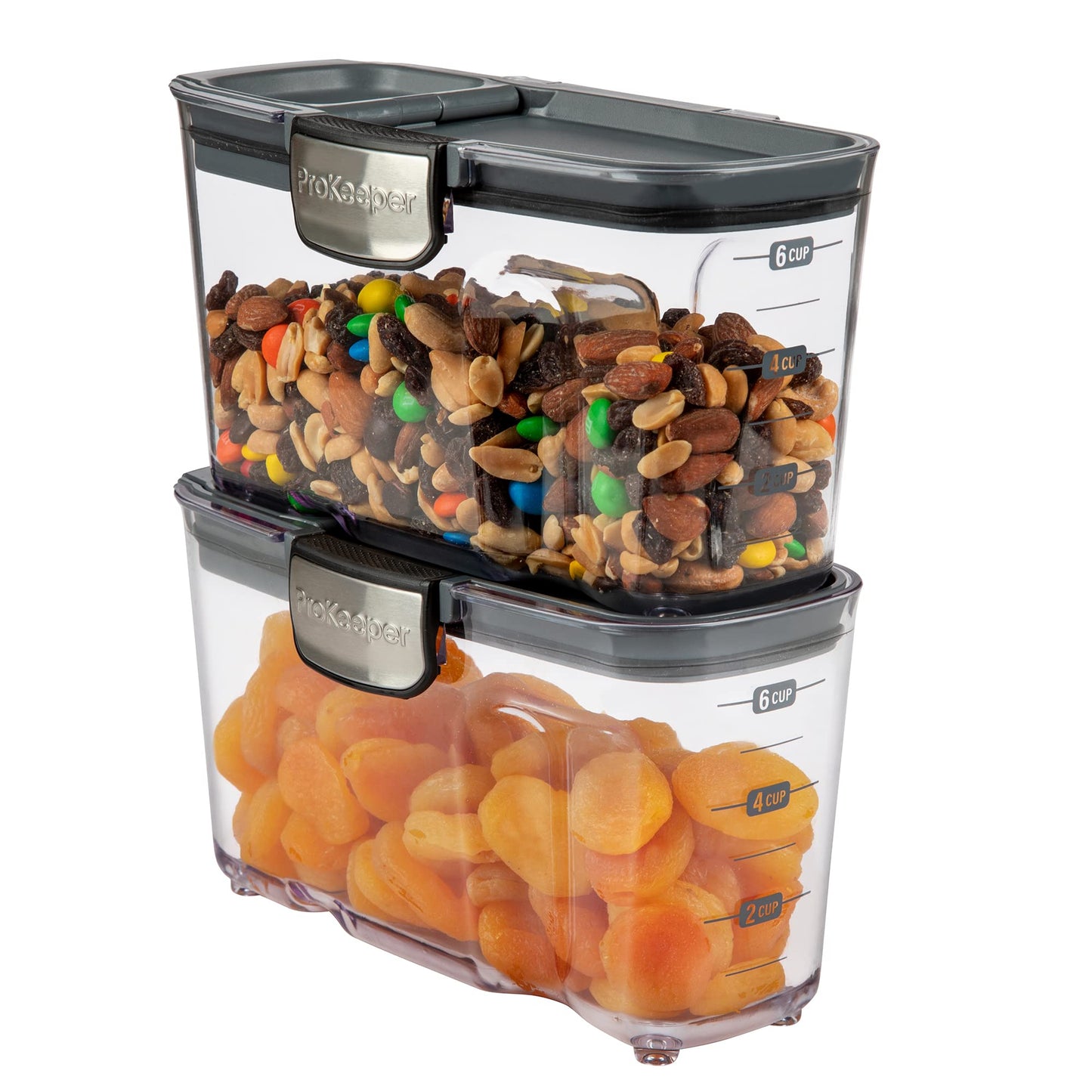Airtight Food Storage Container Set, Clear Kitchen Canisters