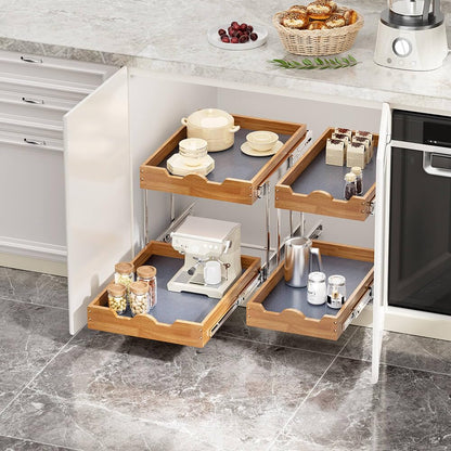 Pull Out Cabinet Organizer, Sliding Storage Drawers