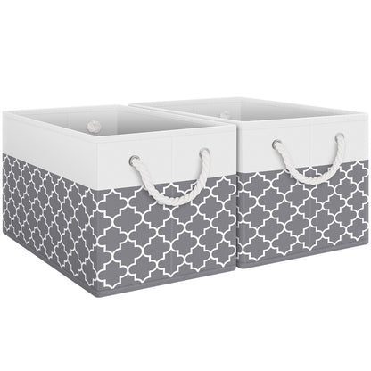 Foldable Storage Baskets with Handles, Large Organizer Bins