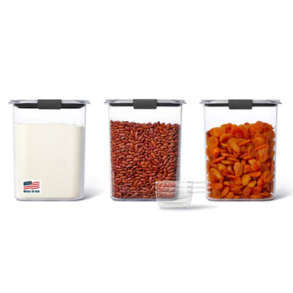 Rubbermaid Brilliance Pantry Plastic Food Storage Containers