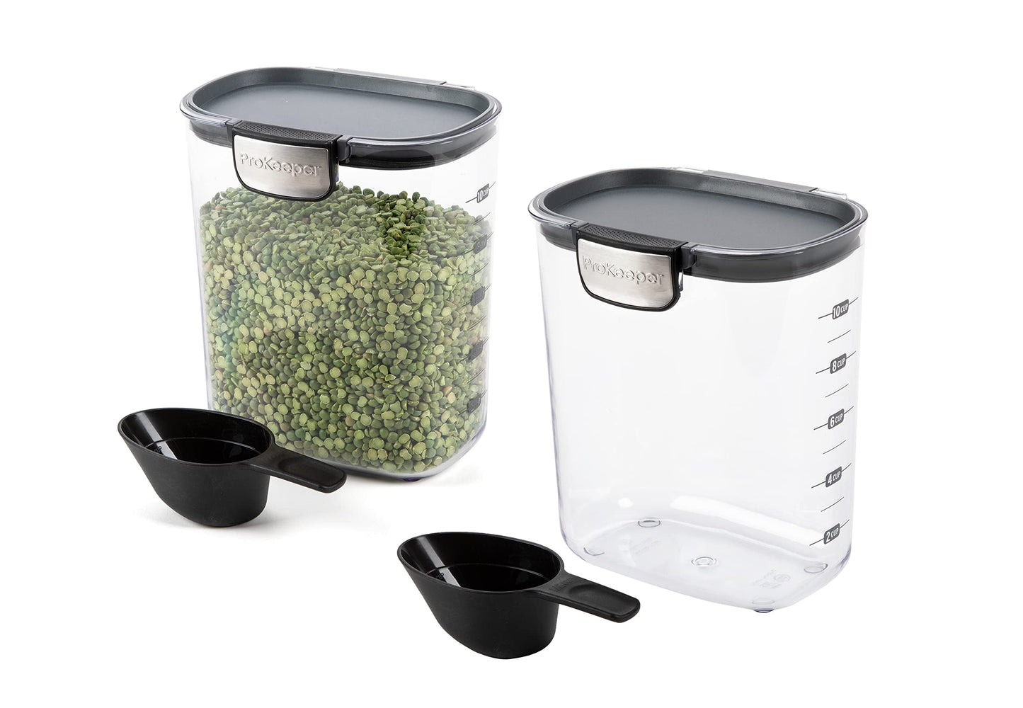 Airtight Food Storage Container Set, Clear Kitchen Canisters