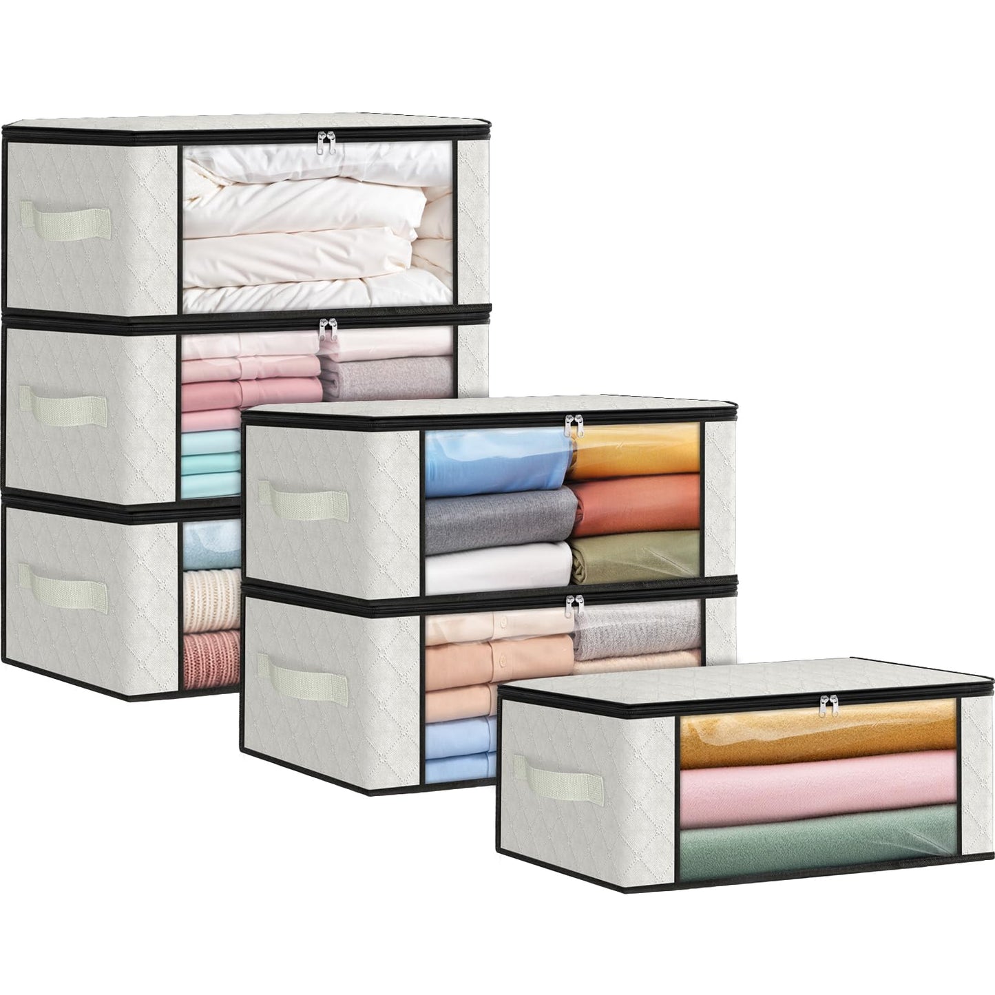 Foldable Clothes Storage Bags for Bedroom Organization