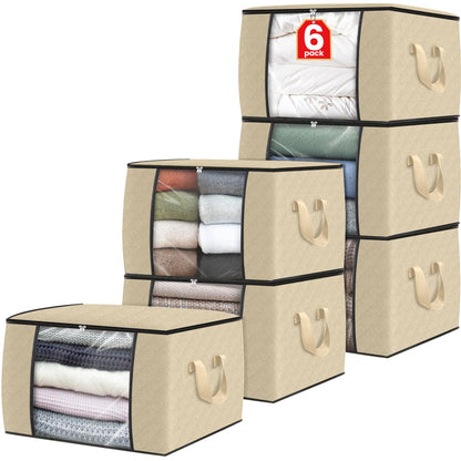 Foldable Clothes Storage Bags for Bedroom Organization