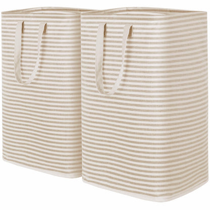 Collapsible Laundry Hamper, Waterproof Clothes Storage Basket