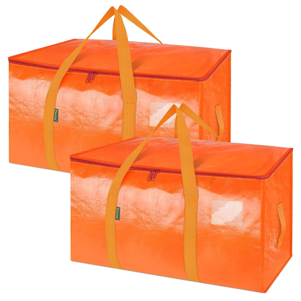 Clear Oversized Storage Bags with Reinforced Handles for Moving
