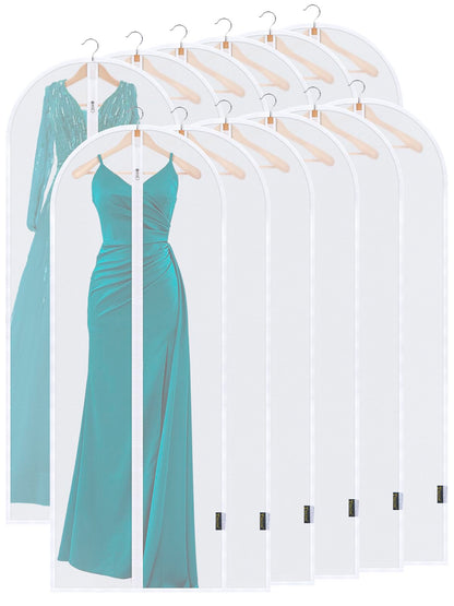 Translucent Garment Bags for Closet Clothes Storage
