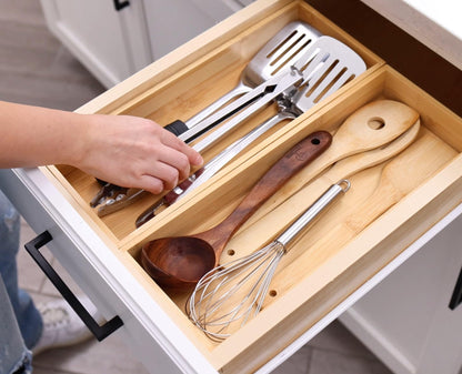 Fabsome Bamboo Drawer Organizer