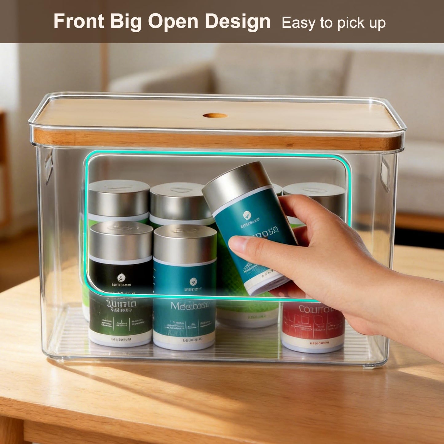 Hudgan Potato and Onion Storage Bin for Pantry Organizers