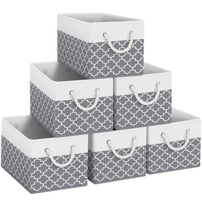 Foldable Storage Baskets with Handles, Large Organizer Bins