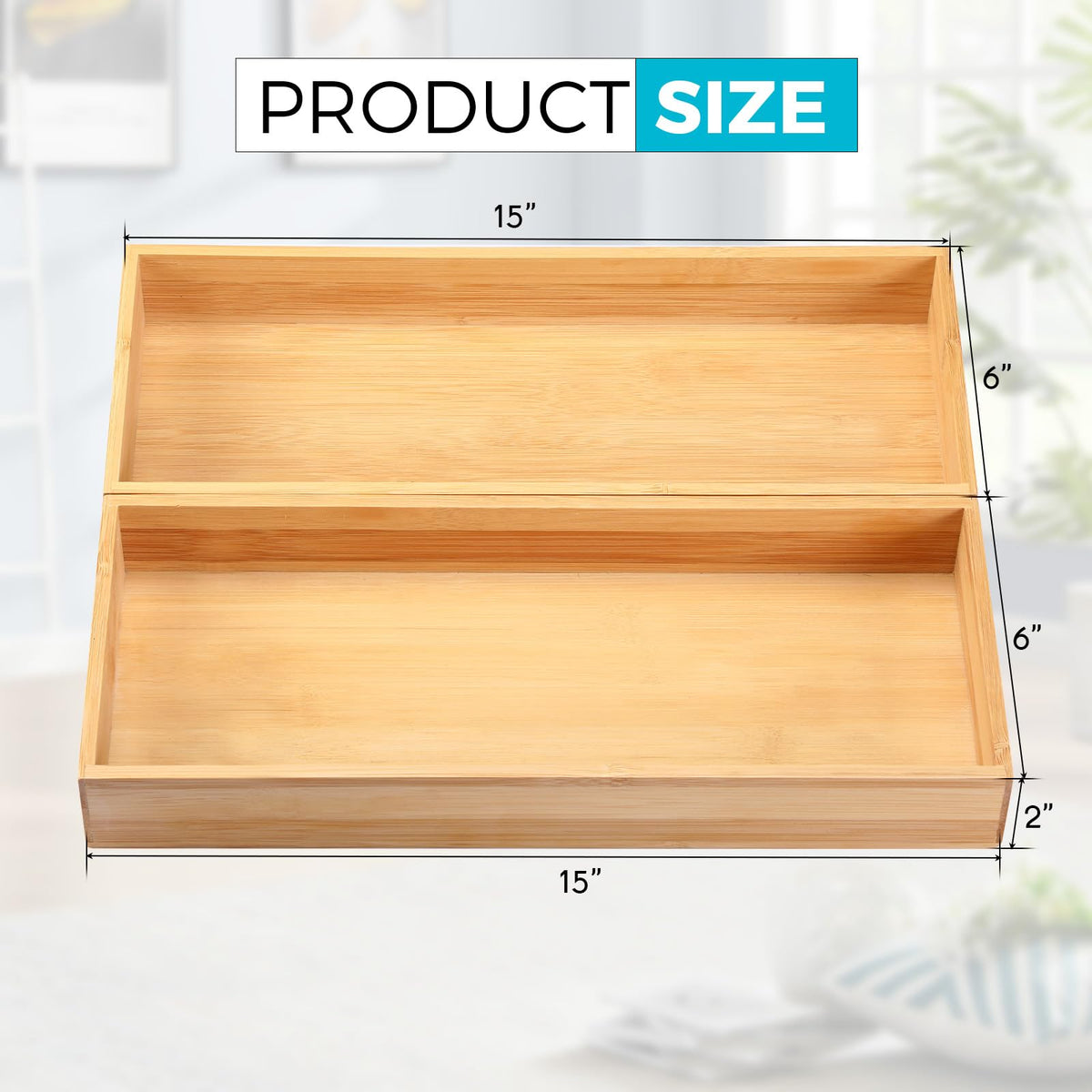 Fabsome Bamboo Drawer Organizer