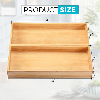 Fabsome Bamboo Drawer Organizer