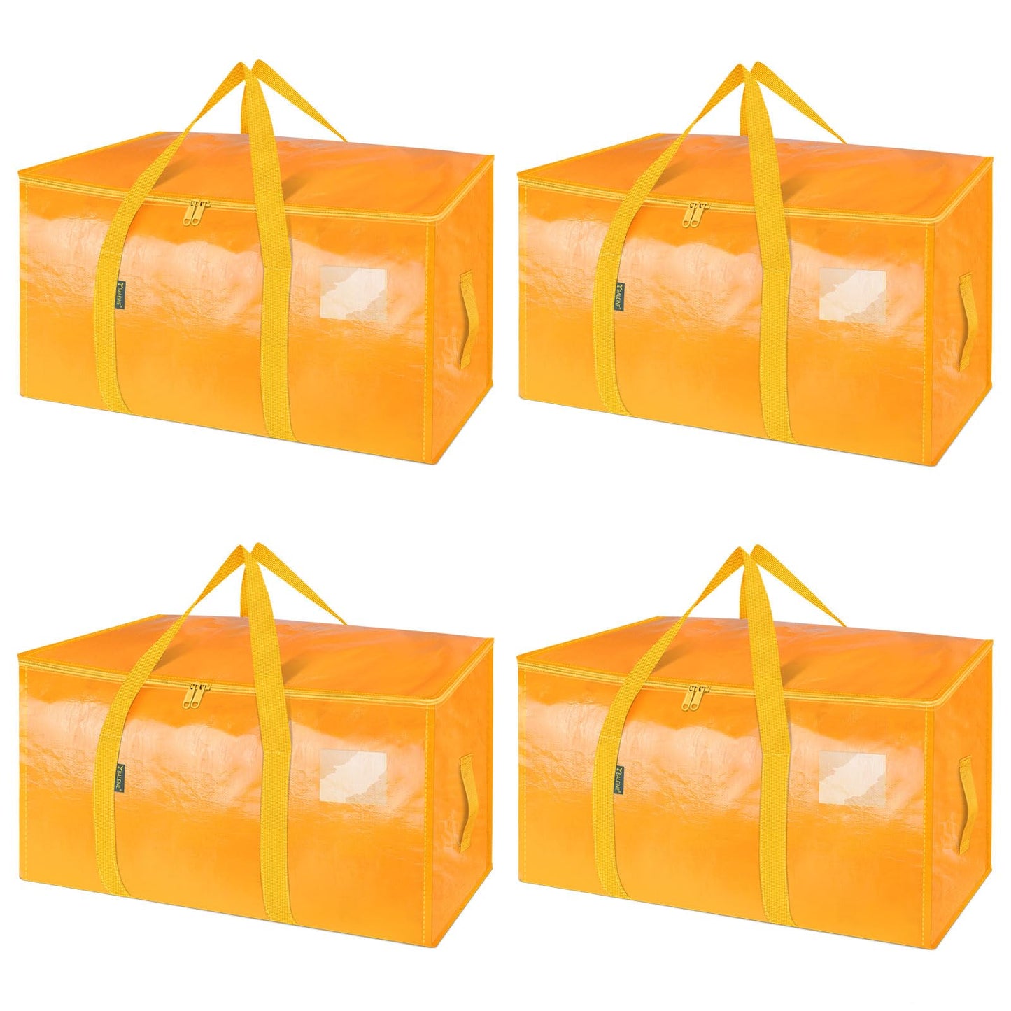 Clear Oversized Storage Bags with Reinforced Handles for Moving