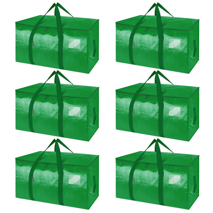 Clear Oversized Storage Bags with Reinforced Handles for Moving