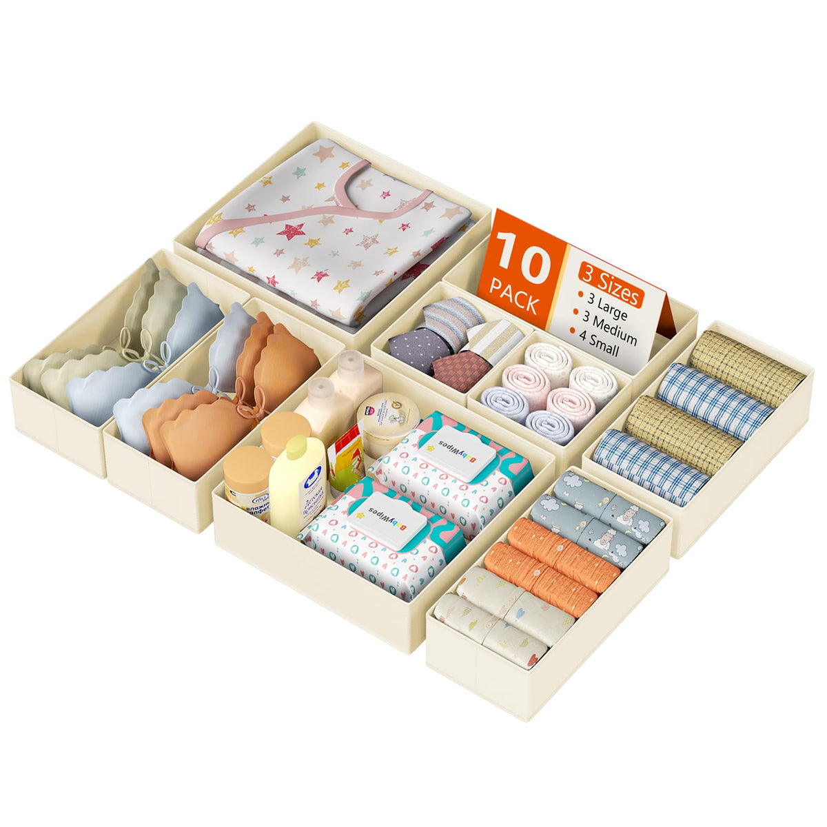 Drawer Organizers, Modular Storage Dividers