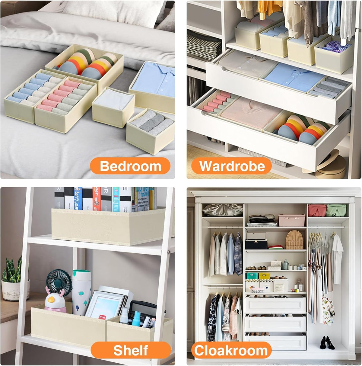 Drawer Organizers, Modular Storage Dividers