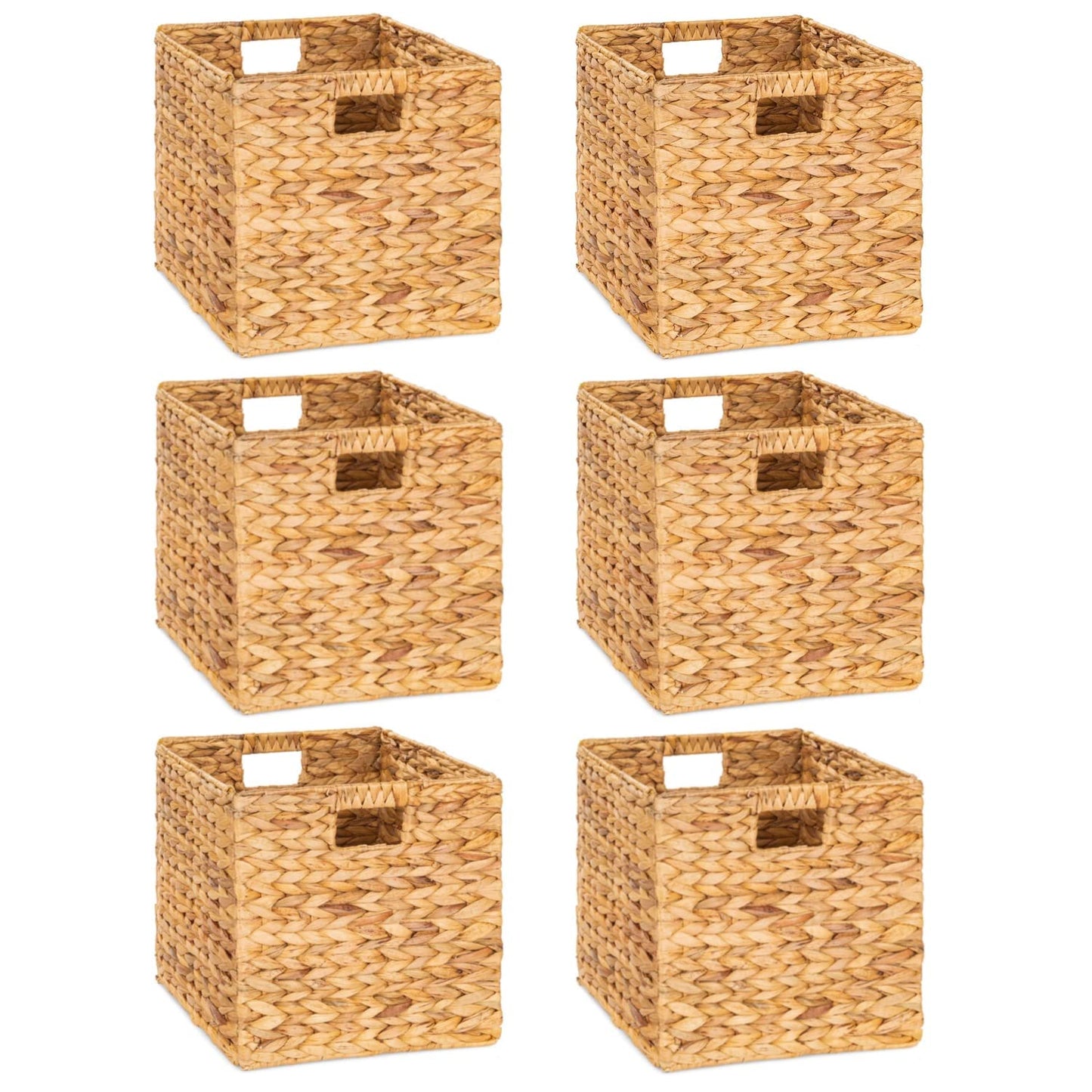 Wicker Storage Baskets, Large Woven Organizer Bins