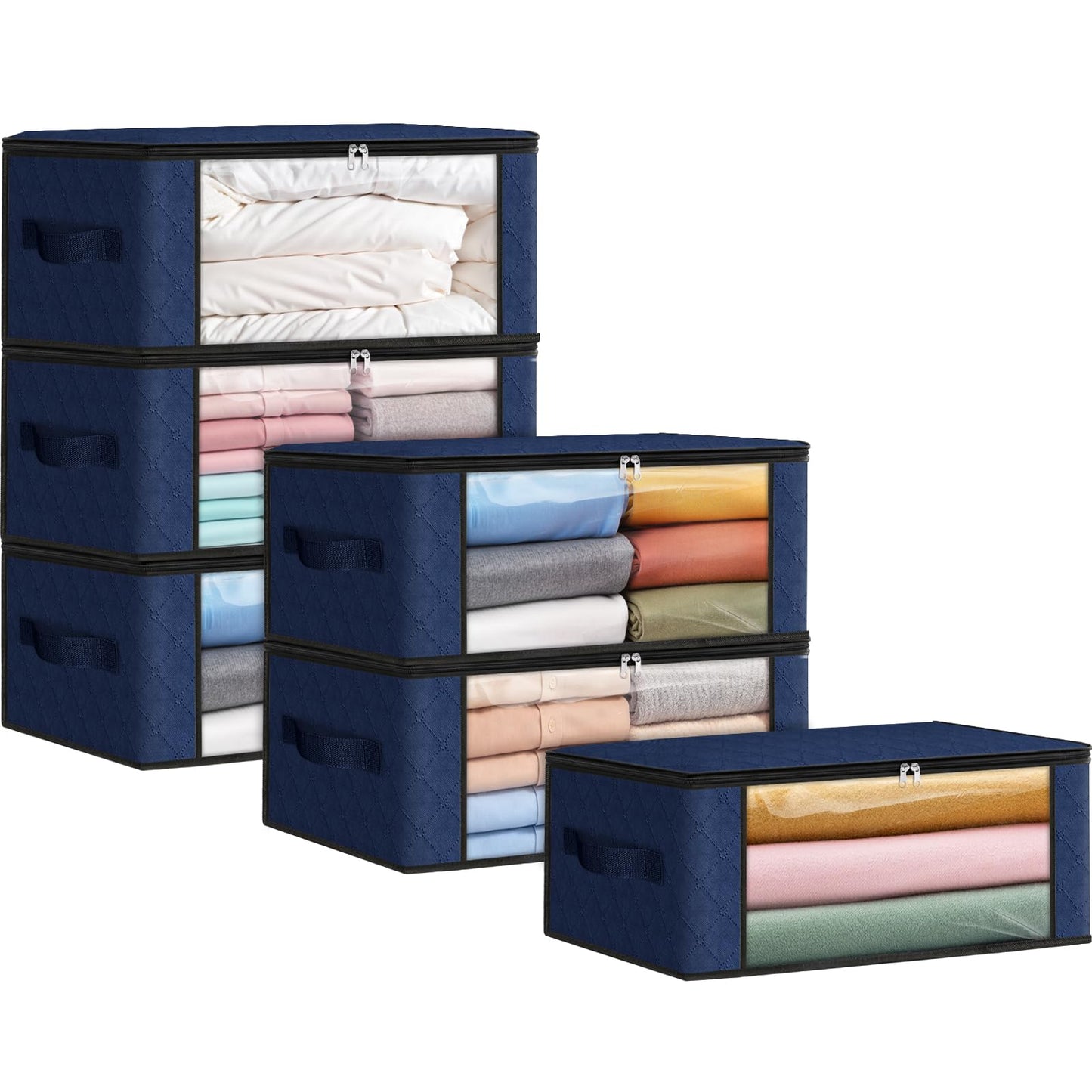Foldable Clothes Storage Bags for Bedroom Organization