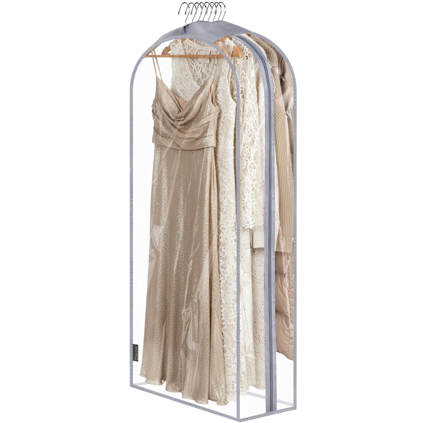 Translucent Garment Bags for Closet Clothes Storage