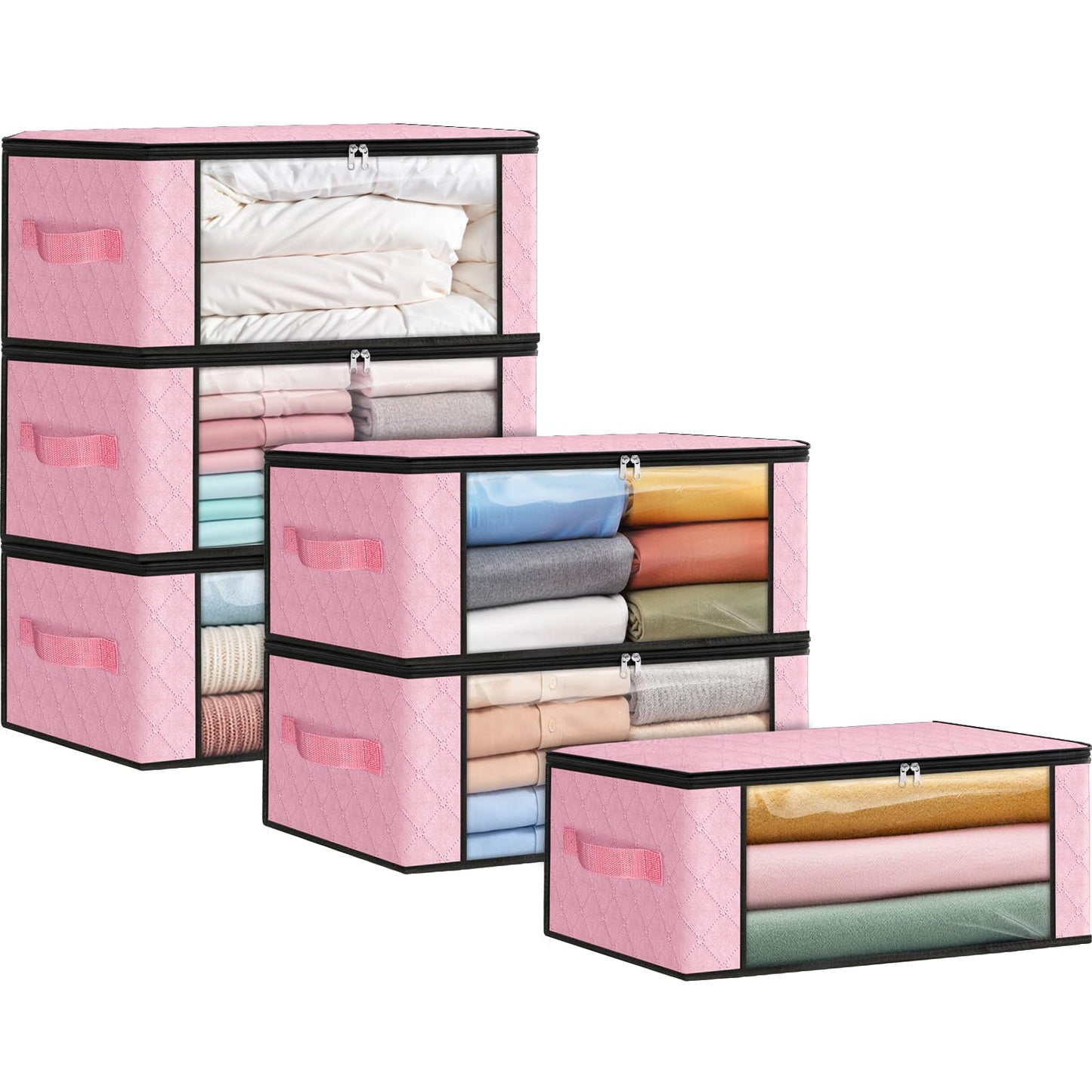 Foldable Clothes Storage Bags for Bedroom Organization