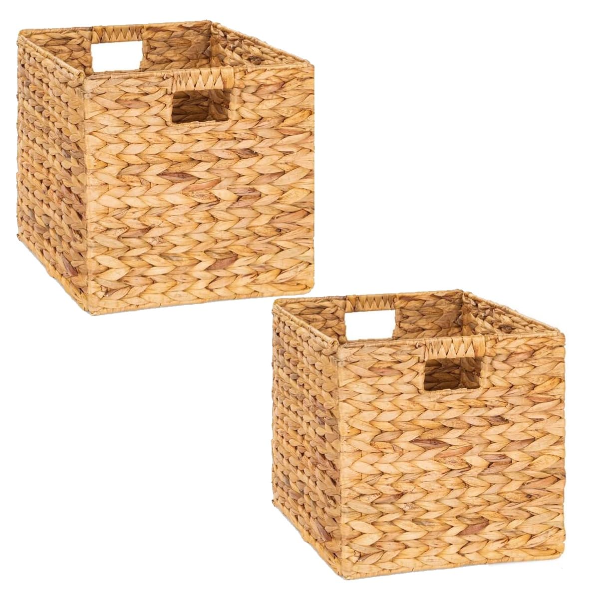 Wicker Storage Baskets, Large Woven Organizer Bins