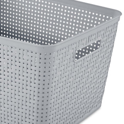 Plastic Storage Baskets, Home Organization Bins