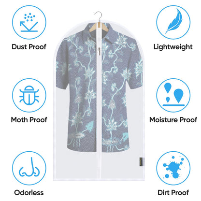 Translucent Garment Bags for Closet Clothes Storage