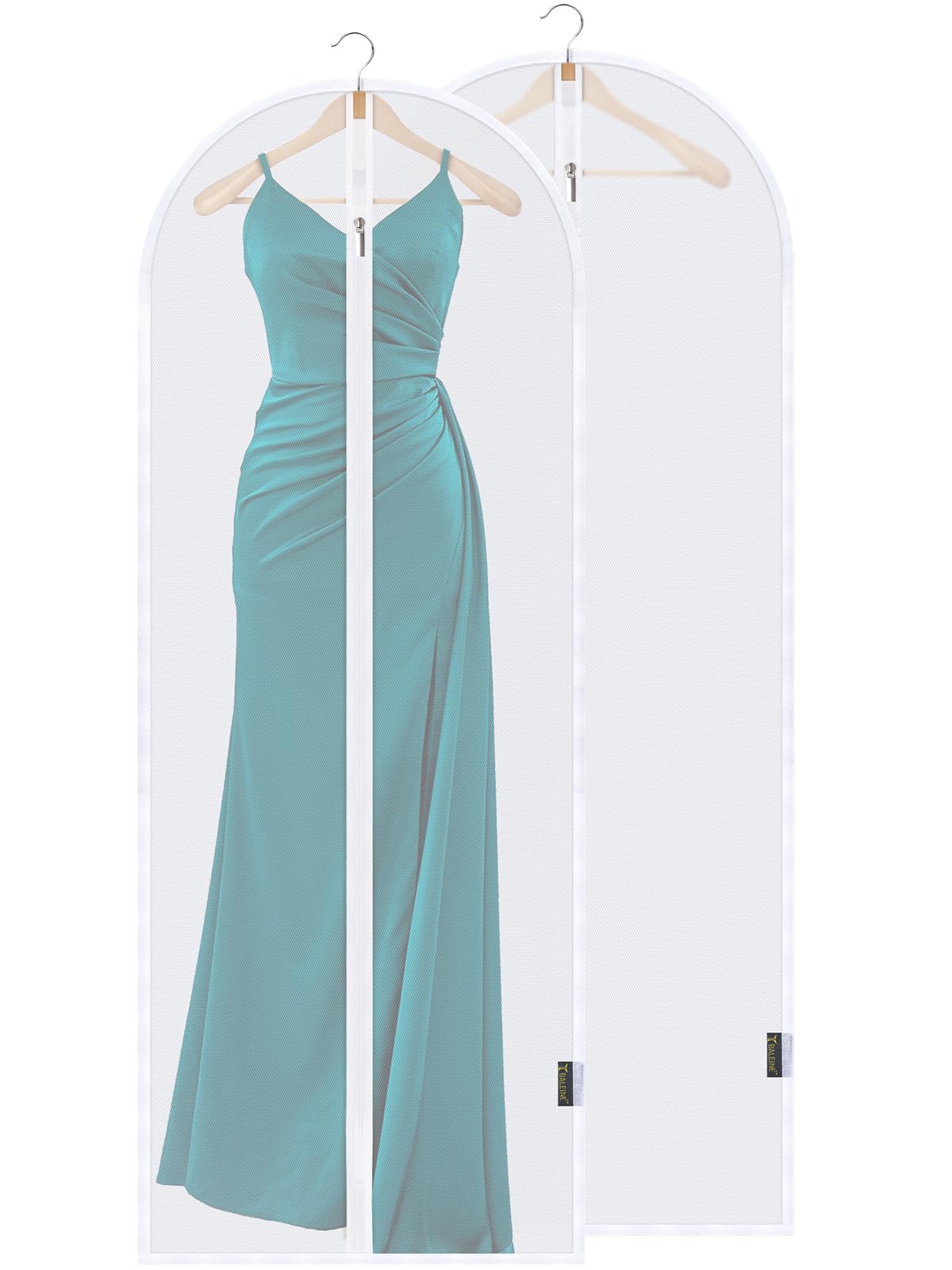 Translucent Garment Bags for Closet Clothes Storage