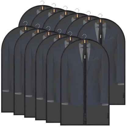 Translucent Garment Bags for Closet Clothes Storage