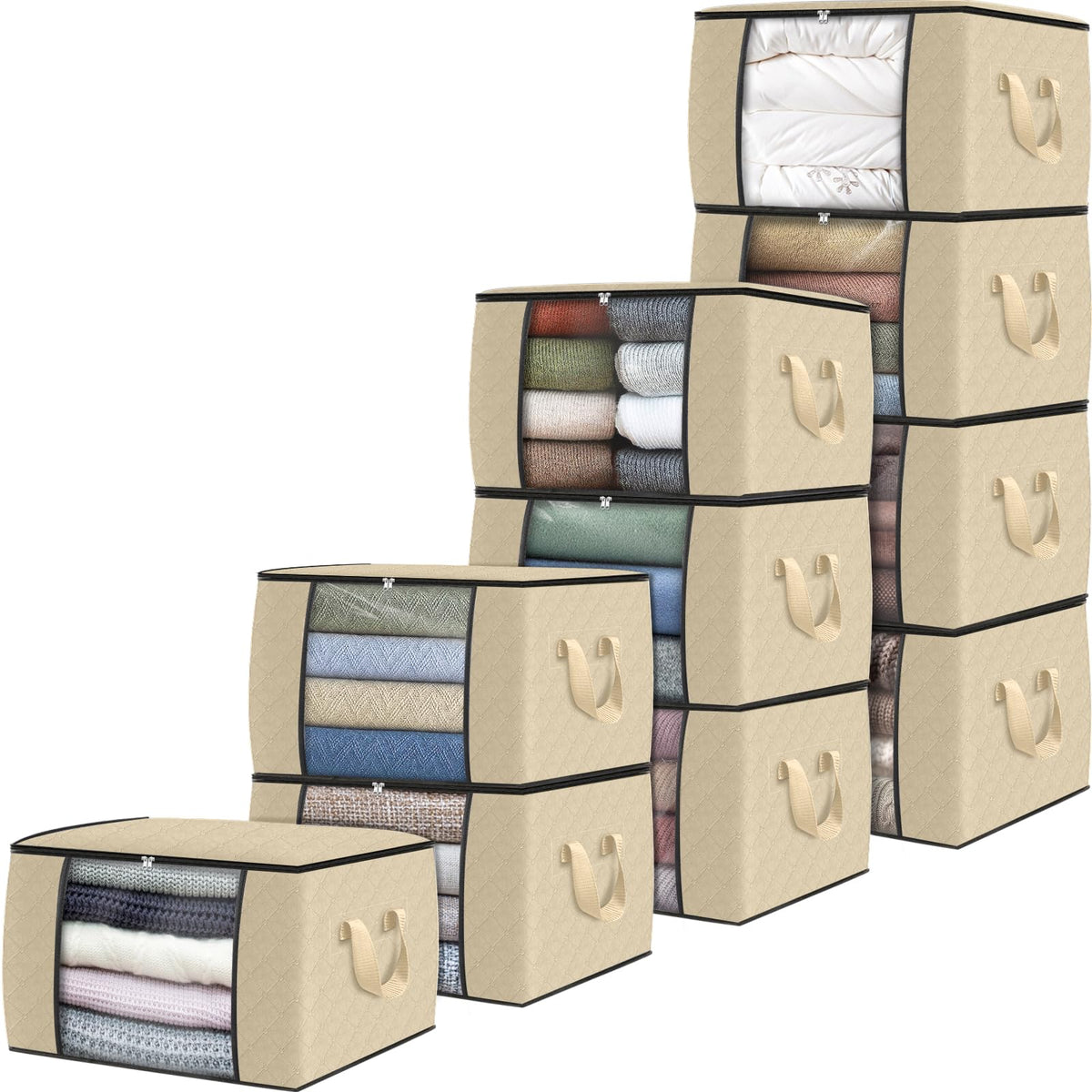 Foldable Clothes Storage Bags for Bedroom Organization