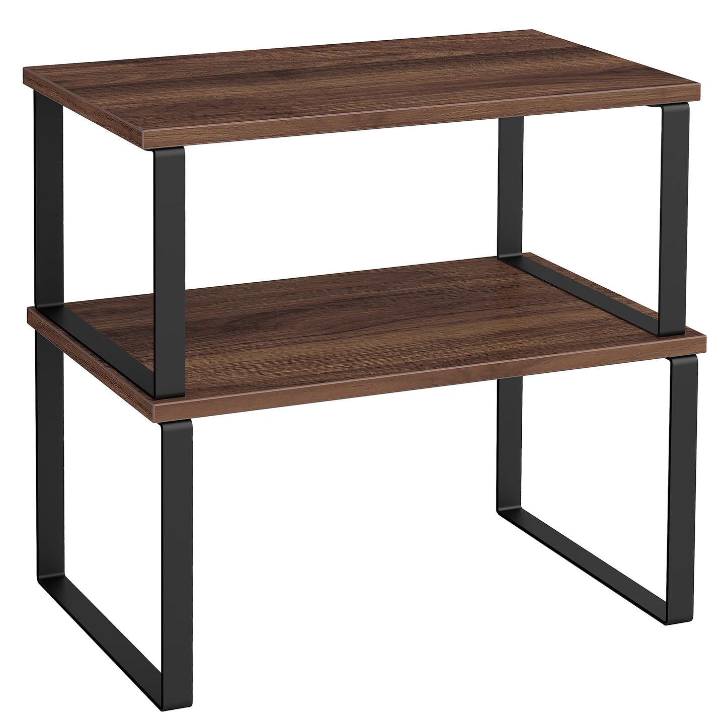 Cabinet Organizer Shelf Set, Expandable Kitchen Storage Rack