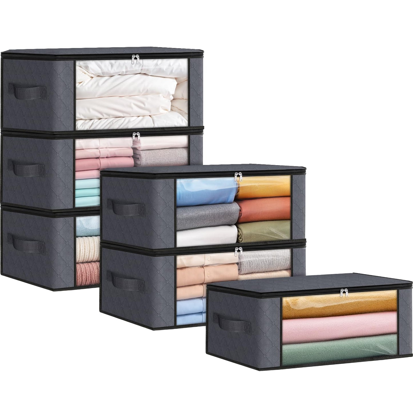 Foldable Clothes Storage Bags for Bedroom Organization