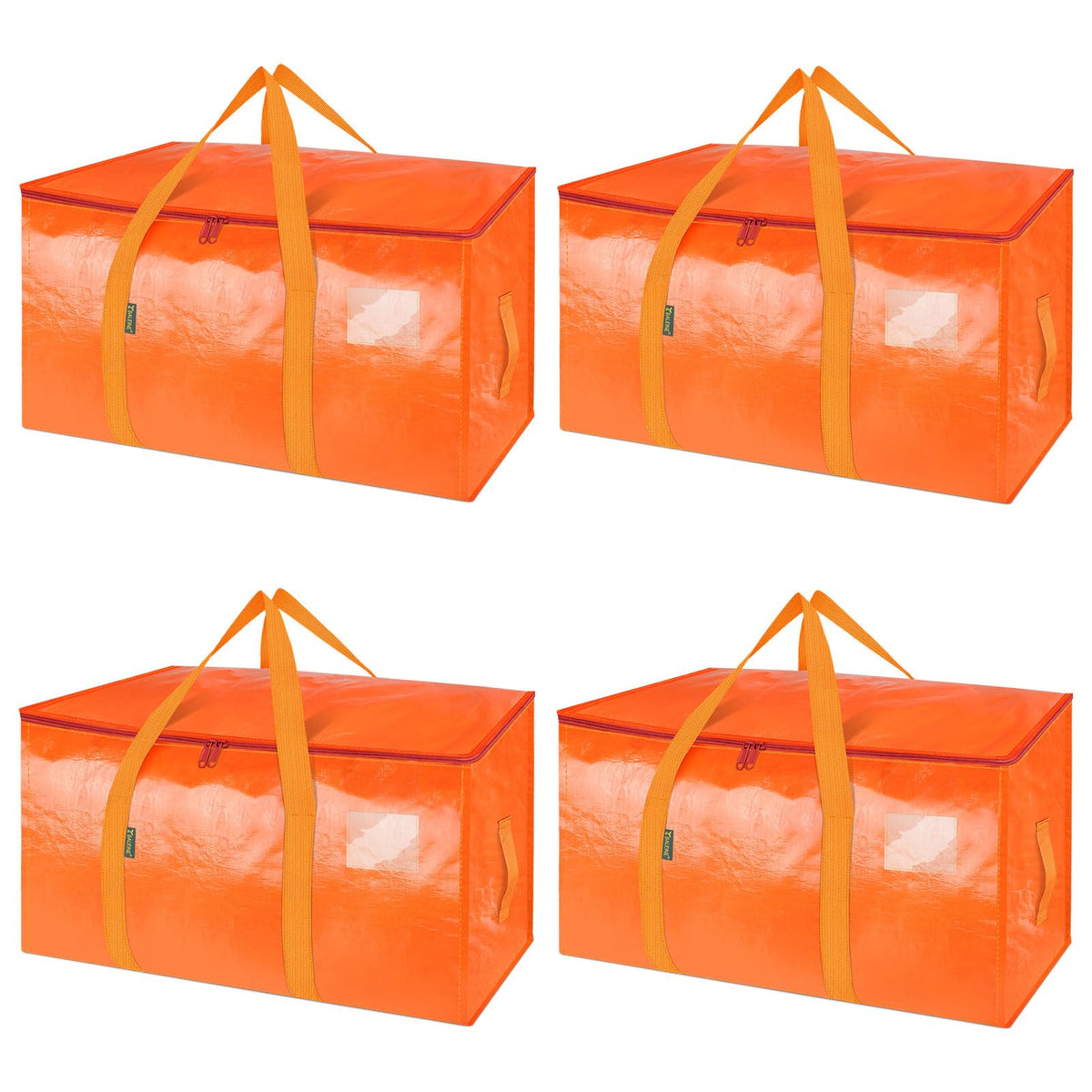 Clear Oversized Storage Bags with Reinforced Handles for Moving