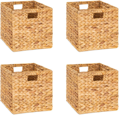 Wicker Storage Baskets, Large Woven Organizer Bins