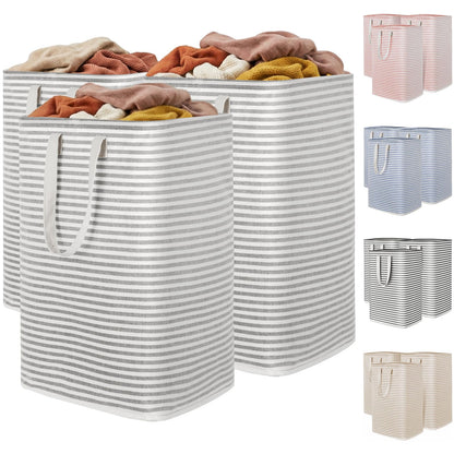Collapsible Laundry Hamper, Waterproof Clothes Storage Basket