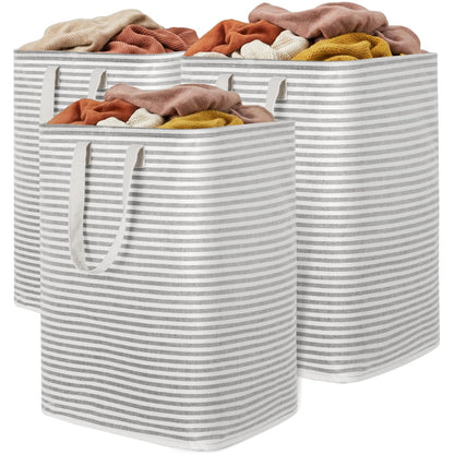 Collapsible Laundry Hamper, Waterproof Clothes Storage Basket