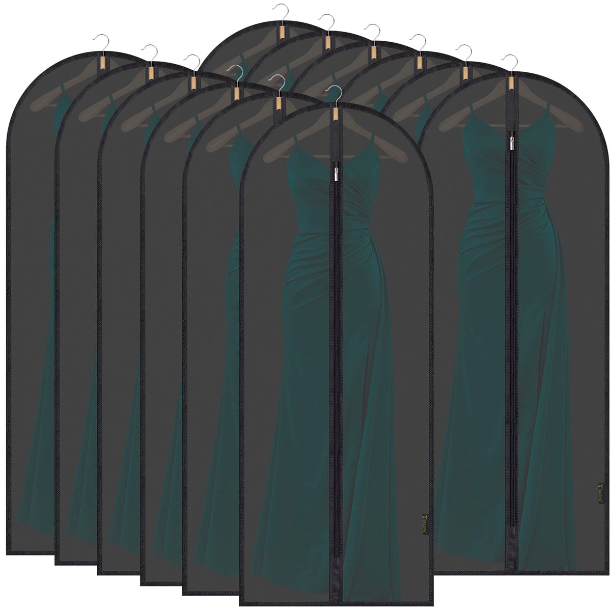 Translucent Garment Bags for Closet Clothes Storage