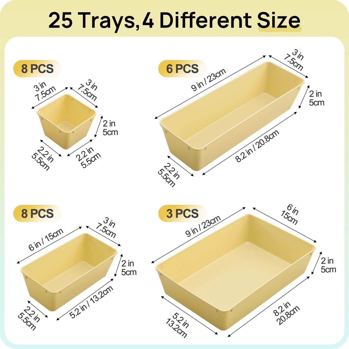 Vtopmart Drawer Organizers